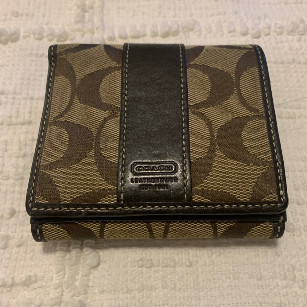 Coach snap wallet